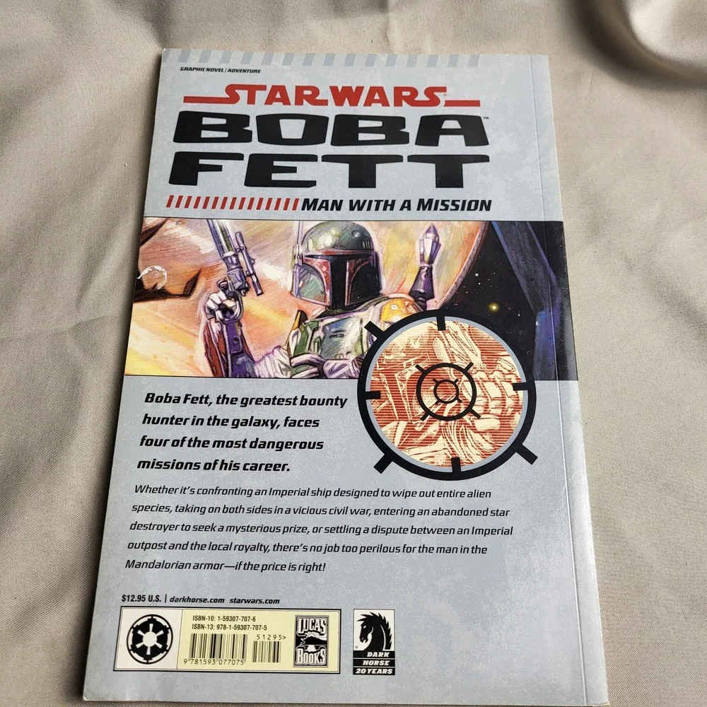 Star Wars Boba Fett Man With‎ a Mission Dark Horse Graphic Novel TPB Comic